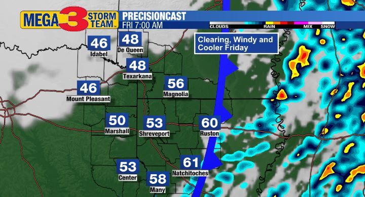 Friday morning forecast